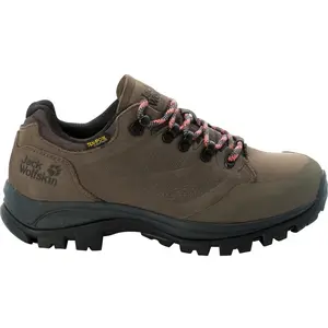 Jack Wolfskin Femme REBELLION TEXAPORE LOW W Chaussure de Marche, Marron/Phantom, 36 EU pas cher