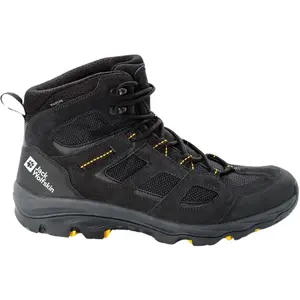 Jack Wolfskin Vojo 3 Texapore Mid M Homme Chaussure de trail Mid-Top, Black Burly Yellow XT 2023, 42 EU pas cher
