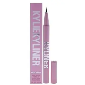 Kylie Jenner, Eyeliner + khôl, Kylie Cosmetics Brush Tip Eyeliner Liquide Stylo 0.3ml 001 Noir (001 black) pas cher
