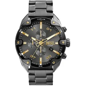 Diesel, Montre, Chronograph SPIKED, Gris, (Chronographe, 49 mm) pas cher