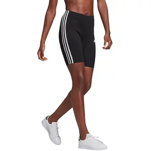 adidas Short Essentials 3-Stripes Bike - Black / White, Black / White 34 pas cher