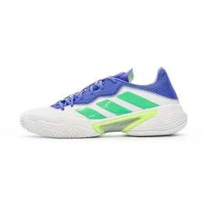 Chaussures de tennis Blanc/Bleu Homme Adidas Barricade