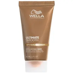 Comparateur de prix : Wella Professionals Ultimate Smooth Mask - 30 ml - Voor Droog en Pluizend Haar