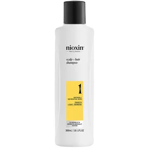 Nioxin System 1 - Shampoing - Cheveux Naturels Légèrement Affaiblissants 300 ml pas cher