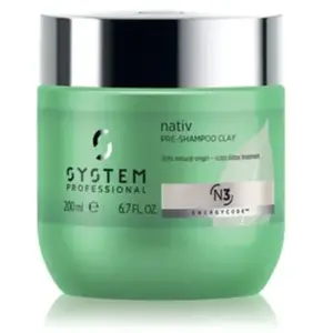 Wella Professionals System Professional Nativ Pre-Shampoo Clay N3 200 ml - Normale shampoo - Voor Krullend haar pas cher