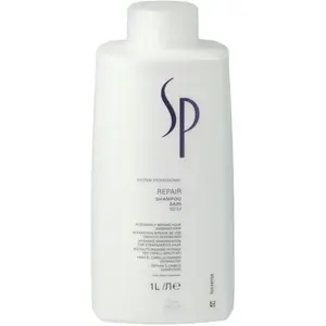 Wella Professionals SP Repair Shampoo - 1000 ml - Voor zeer beschadigd en medium tot stug haar pas cher