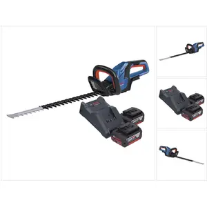 Bosch GHE 18V-60 Professionele accu heggenschaar 18 V 60 cm borstelloos + 2x accu 4.0 Ah + lader pas cher