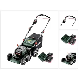 Metabo, Tondeuse à gazon, RM 36-18 LTX BL 46 batterie tondeuse 36 V ( ...