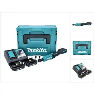 Makita DWR 180 RAJ accuschroevendraaier 18 V 47,5 Nm 1/4" 3/8" + 2x ac... pas cher