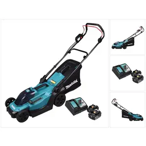 Tondeuse à gazon sans fil - Makita - DLM 330 RF2 - 18 V - 33 cm - 2x b... pas cher