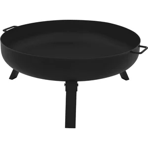 ecd germany Vuurschaal 60 cm met driepoot frame en inklapbare poten Stalen vuurkorfVendu parbol