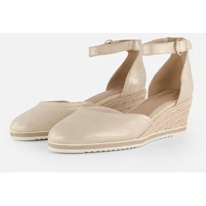 Sandales Femme - TAMARIS - 22309-42 Beige - Talon compensé - Cuir pas cher