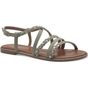 Nu pieds - TAMARIS - 28101-42 - Cuir et végan - Bleu - Talon 5cm pas cher