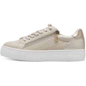 Tamaris Essentials Dames Sneakers - IVORY/GOLD - Maat 39 pas cher