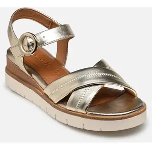 Sandales Cuir Tamaris - Or Claire pas cher