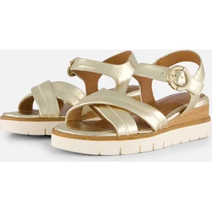 Tamaris Sandalen goud Leer - Dames - Maat 40 pas cher
