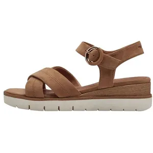 Tamaris Core Dames Sandalen - CAMEL - Maat 36 pas cher