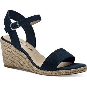 Sandales Compensées Tamaris Touch-It - Marine pas cher