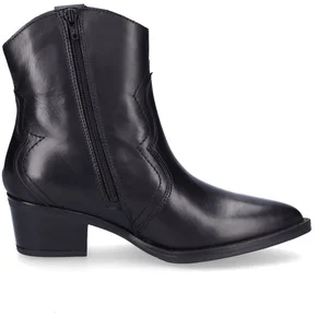 Bottes - TAMARIS - 25702-41 - Cuir Noir - Zip - Confort Optimal pas cher