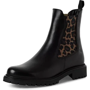 Tamaris Bottines Chelsea pour femme 1-25427-41, Noir/léopard, 38 EU pas cher