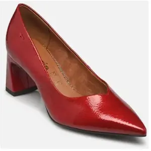 Escarpins Talon à Enfiler Tamaris - Rouge pas cher