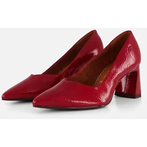 Escarpins Talon à Enfiler Tamaris - Rouge pas cher
