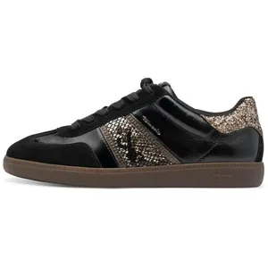 Basket femme Tamaris cuir moderne à lacets pas cher