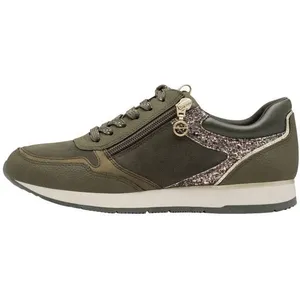 Basket à Lacets Tamaris - Olive comb pas cher