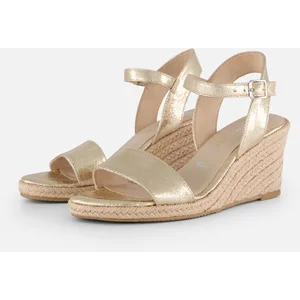 Sandales Compensées Tamaris Touch-It - Or-Clair pas cher