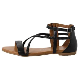 Sandale Cuir Tamaris - Noir pas cher