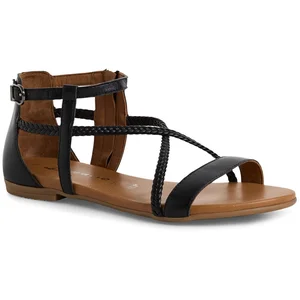 Sandale Cuir Tamaris - Noir pas cher