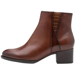 Bottine à Talon Cuir Tamaris - Muscat pas cher