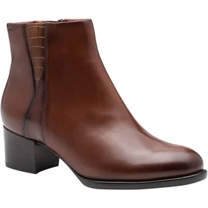 Bottines - TAMARIS - Élégantes - Cuir - Marron - Talon Droit pas cher