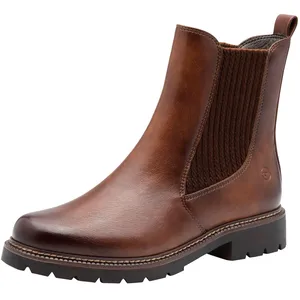 Bottines à Enfiler Tamaris - Cognac pas cher