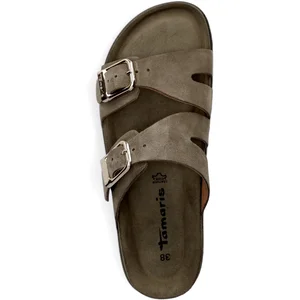 Tamaris Pantoufles pour femme 1-27500-44 - Olive - 38 EU, olive, 38 EU pas cher