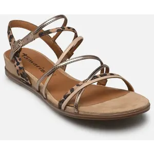 Sandales à Bride - TAMARIS - Tan comb - Femme - Plat - Synthétique pas cher
