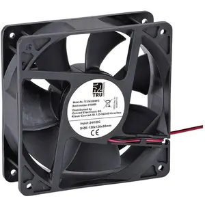 TRU COMPONENTS TC-DA12038-12 Axiaalventilator 24 V/DC 220.8 m³/h (l x ...