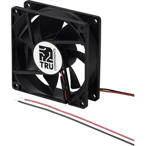 TRU COMPONENTS TC-MX8025-12V0.04A Axiaalventilator 12 V/DC 46.8 m³/h (... pas cher