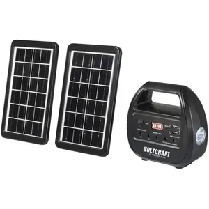 Voltcraft VC-PS15000 Solar (3 W, 15 Wh), Chargeur de secours, Noir pas cher