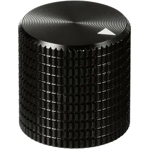 TRU COMPONENTS TC-11613844 Draaiknop Met knopmarkering Zwart (Ø x h) 17 mm x 17 mm Aluminium 1 stuk(s) pas cher