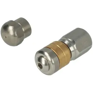 Vhbw vhbw 2x buses nettoyeur tuyaux compatible avec Kränzle K 2160 TS T, K 2175 TS jet haute pression - filetage 1/8", Rotatif + fixe pas cher