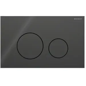 Geberit, Plaque de déclenchement, Sigma40 Toilettenspülknopf schwarz