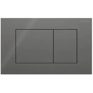Geberit Sigma40 bedieningsplaat - 2-toets spoeling - vierkant - glas -...