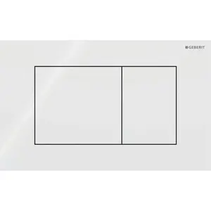 Geberit, Plaque de déclenchement, Sigma40 bedieningsplaat - 2-toets sp... pas cher