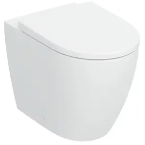 Geberit iCon pack staande wc diepspoel met zitting Wit