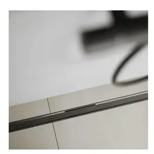 Geberit CleanLine - Douchegoot 30-110 cm, geborsteld zwart chroom 154....