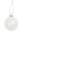 Boule de Noël en verre fougères dorées Ø 8 cmVendu parrakuten