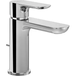 Villeroy & Boch O.novo Eengreeps wastafelkraan met trekstang-afvoergarnituur - chroom pas cher