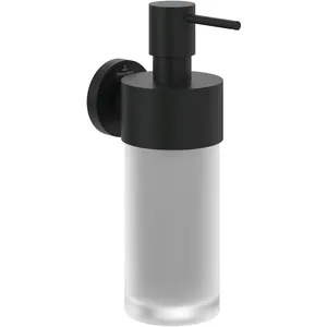 Villeroy & Boch, Distributeur de savon + porte-savon, Elements - Distributeur de savon Tender, 70 x 120 x 209 mm