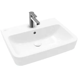 Villeroy & Boch, Lavabo, V&B lavabo O.NOVO 600x460mm avec vasque à l'anglaise AntiBac C+ (460 mm, 600 mm)